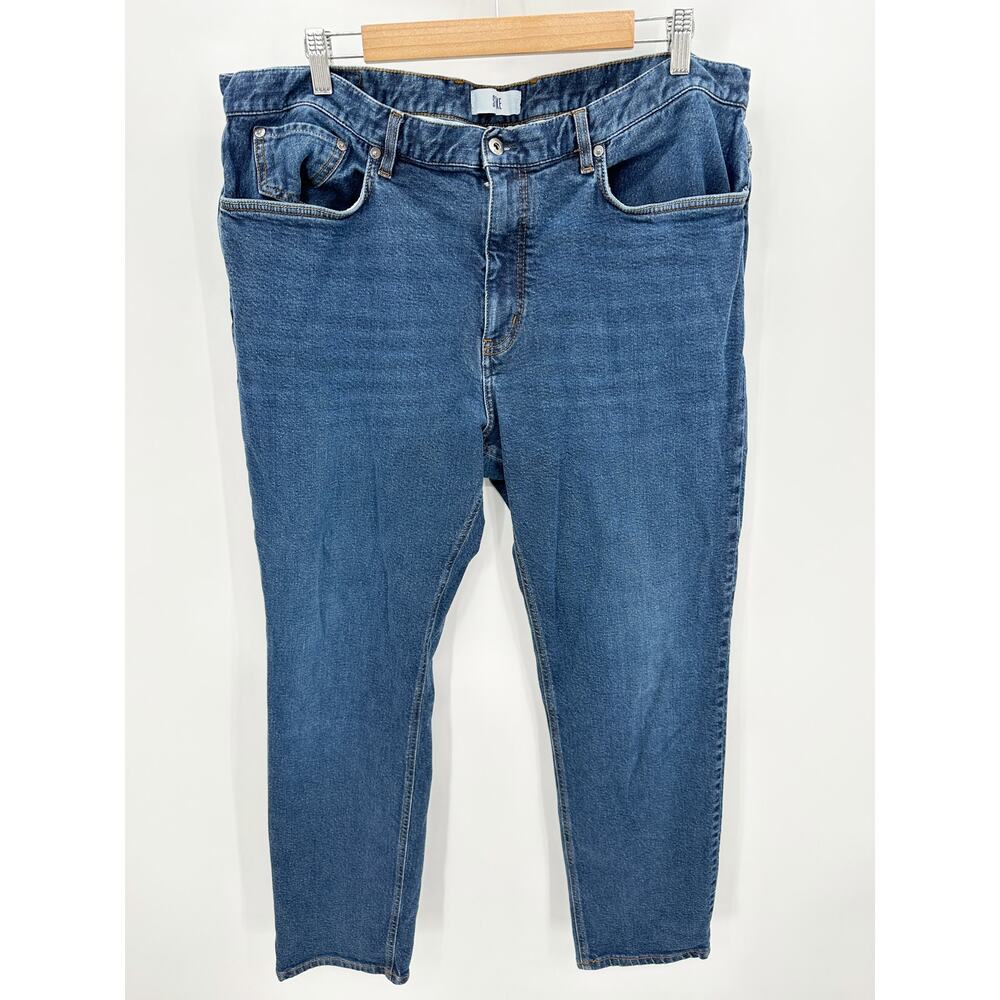 SPOKE Build B Medium Wash Straight Leg Jeans Mens Size 42x30